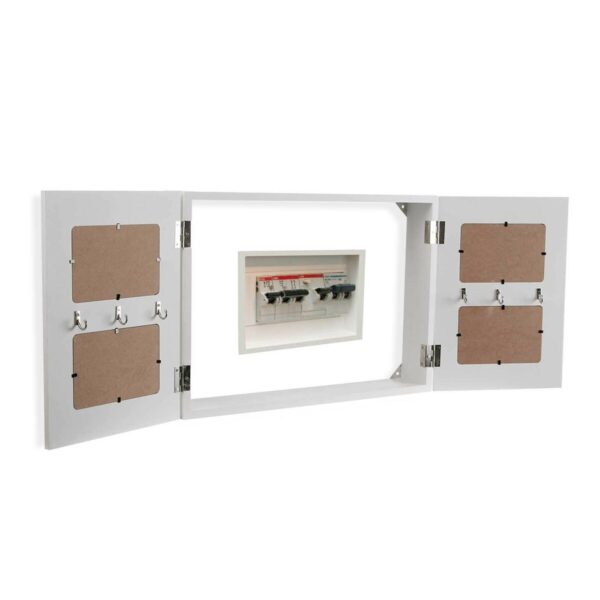Schlüsselschrank Versa Wte 8 x 33 x 46 cm Weiß – Bild 3