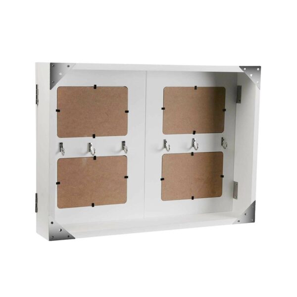 Schlüsselschrank Versa Wte 8 x 33 x 46 cm Weiß – Bild 4