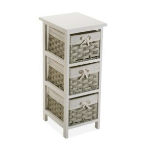 Mehrzweck-Schubladenelement Versa Pompei 29 x 62 x 25 cm Weiß