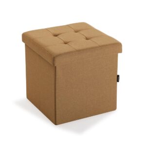 Auseinandernehmbare Truhe Versa Senf Holz MDF 38 x 37,5 x 38 cm