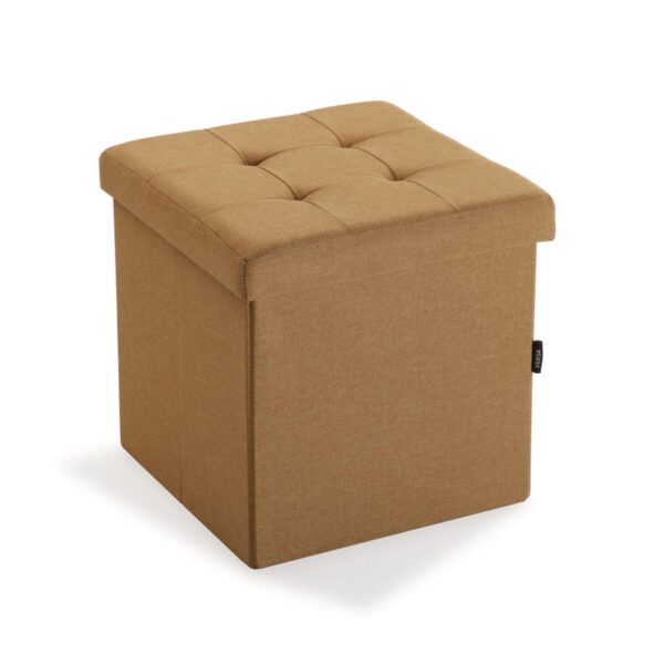 Auseinandernehmbare Truhe Versa Senf Holz MDF 38 x 37,5 x 38 cm