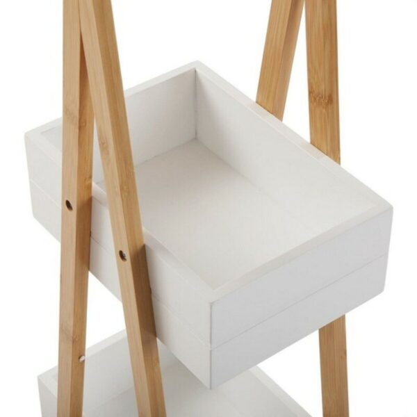 Badezimmerregal Versa Bambus Holz MDF Holz MDF/Bambus (18 x 81 x 30 cm) – Bild 2