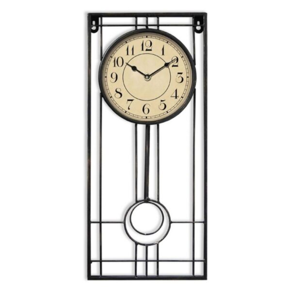 Wanduhr Versa Metall (4,5 x 45 x 20 cm) – Bild 2