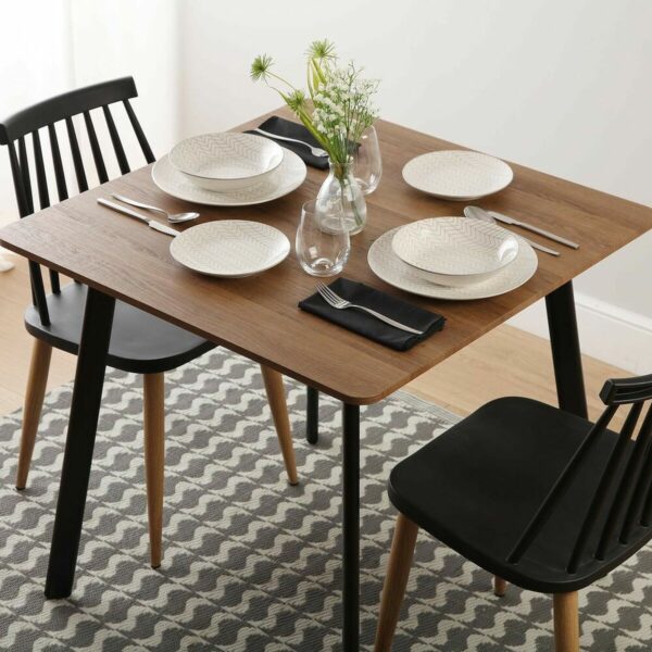 Tisch Versa Klaudia Holz Metall Melamine Holz MDF 80 x 75 x 80 cm – Bild 5