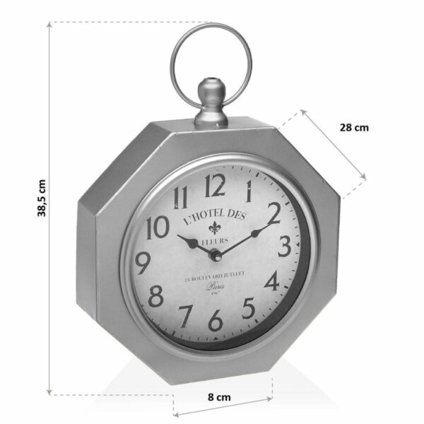 Wanduhr Versa GY Metall (28 x 8 x 40 cm) – Bild 3
