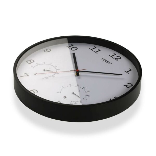 Wanduhr Versa Weiß Kunststoff 4,3 x 35,5 x 35,5 cm – Bild 2