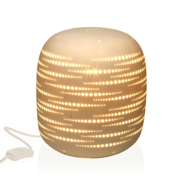 Tischlampe Versa Stein Porzellan (17 x 19,1 x 17 cm) – Bild 2