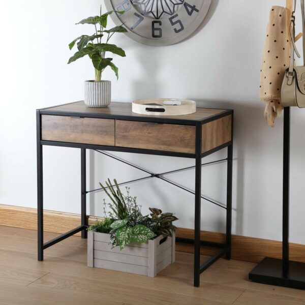 Wanduhr Versa Holz MDF 60 x 6 x 60 cm – Bild 2