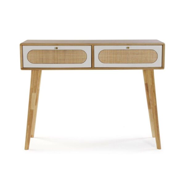Konsolentisch mit 2 Schubladen Versa Vega 30 x 78 x 100 cm – Bild 3