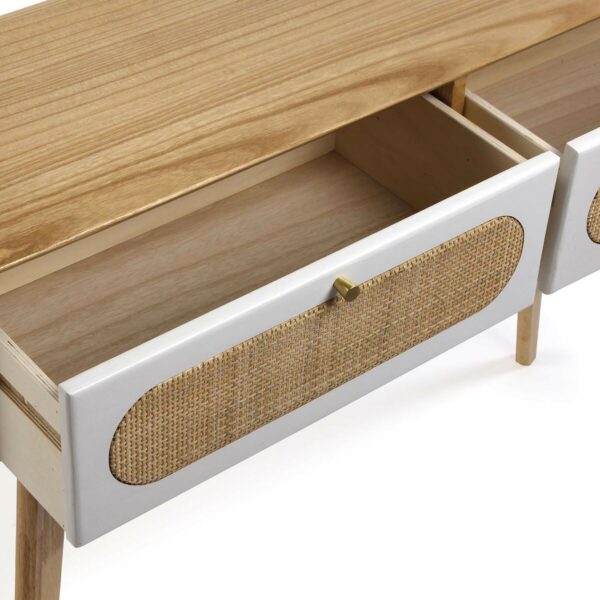 Konsolentisch mit 2 Schubladen Versa Vega 30 x 78 x 100 cm – Bild 4