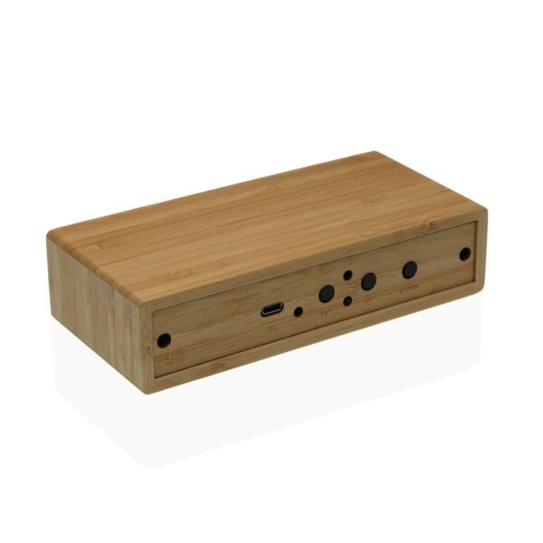 Wecker Versa Bambus Minimalistisch 7,3 x 3,5 x 16 cm – Bild 3
