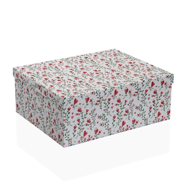 Satz stapelbarer Organizerboxen Versa Herzen Pappe 15 Stücke 35 x 16,5 x 43 cm – Bild 2