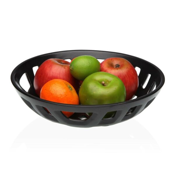 Obstschale Versa Schwarz aus Keramik Porzellan 28 x 7 x 28 cm – Bild 2