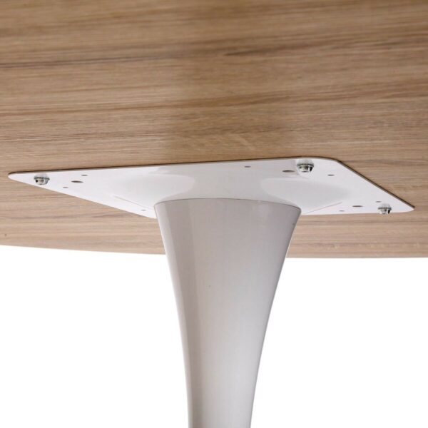 Esstisch Versa Lia Metall Holz MDF 120 x 73 x 120 cm – Bild 4