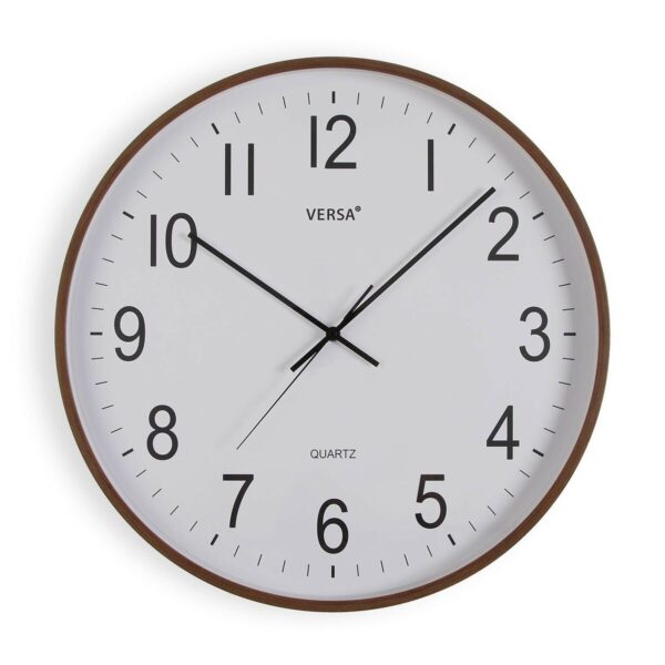 Wanduhr Versa Kunststoff Quarz Holz MDF 5,2 x 50 x 50 cm
