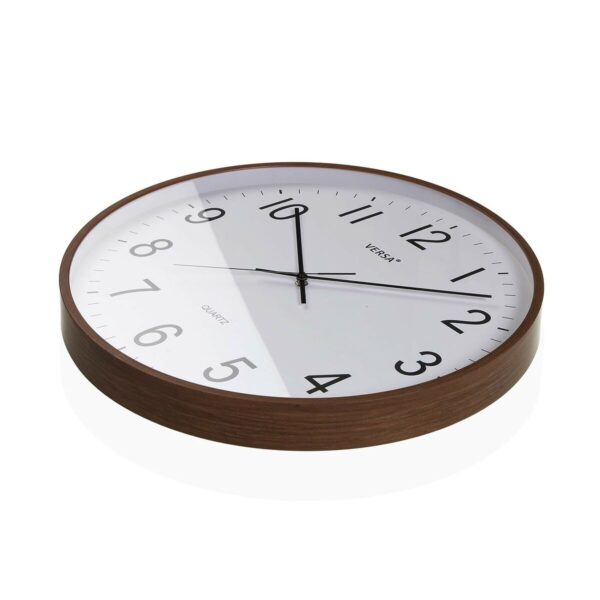 Wanduhr Versa Kunststoff Quarz Holz MDF 5,2 x 50 x 50 cm – Bild 2