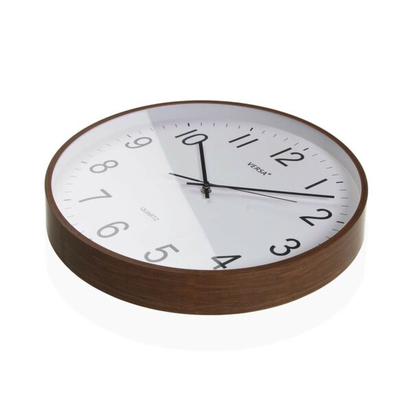 Wanduhr Versa Kunststoff Quarz Holz MDF 5,5 x 40 x 40 cm – Bild 2