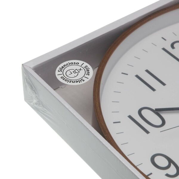 Wanduhr Versa Kunststoff Quarz Holz MDF 5,5 x 40 x 40 cm – Bild 4