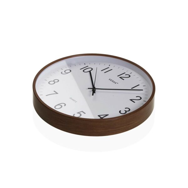 Wanduhr Versa Kunststoff Quarz Holz MDF 4 x 30 x 30 cm – Bild 2