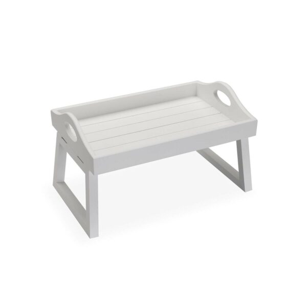 Tablettset Versa Weiß Holz MDF 32 x 24 x 48 cm – Bild 3