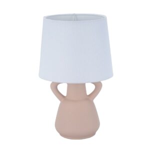 Tischlampe Versa Leinen aus Keramik 18 x 29 cm