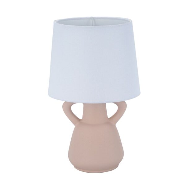 Tischlampe Versa Leinen aus Keramik 18 x 29 cm
