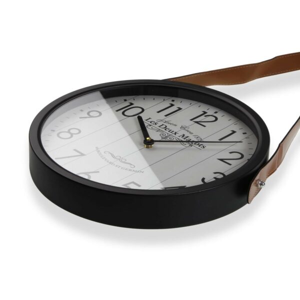 Wanduhr Versa Les Deux Magots Metall 6 x 35 x 35 cm – Bild 2