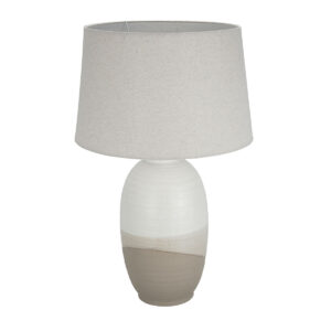 Tischlampe Versa Leinen aus Keramik 40 W 35 x 55 cm