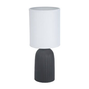 Tischlampe Versa Schwarz Baumwolle aus Keramik 40 W 15 x 36 cm