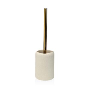 Toilettenbürste Versa Livi Harz Stahl 9,4 x 37 x 9,4 cm