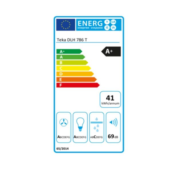 Konventioneller Rauchfang Teka 40487181 70 cm 700 m3/h 72 dB 270W Stahl – Bild 3
