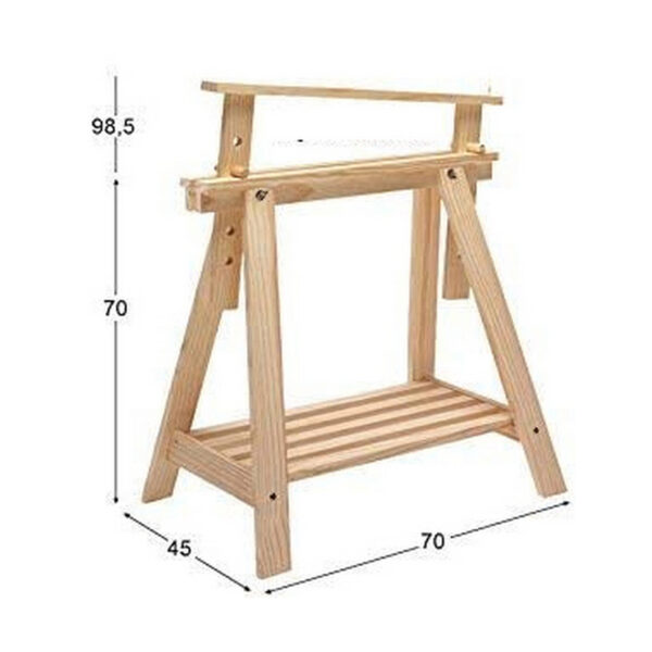 Staffelei Astigarraga Architec Tischplatte Kiefer (70 x 45 x 70 cm) – Bild 4