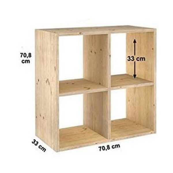 Regale Astigarraga 2x2 Dinamic Kiefer (70,8 x 70,8 x 33 cm) – Bild 2