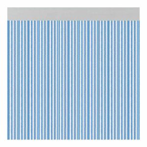 Vorhang Acudam Brescia Türen Blau Außenbereich PVC Aluminium 90 x 210 cm