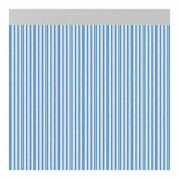 Vorhang Acudam Brescia Türen Blau Außenbereich PVC Aluminium 90 x 210 cm