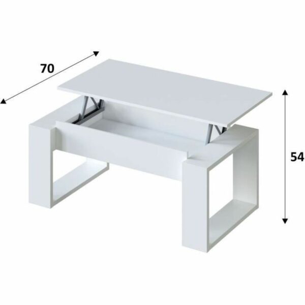 Beistelltisch 45-54 x 105 x 55 cm – Bild 4