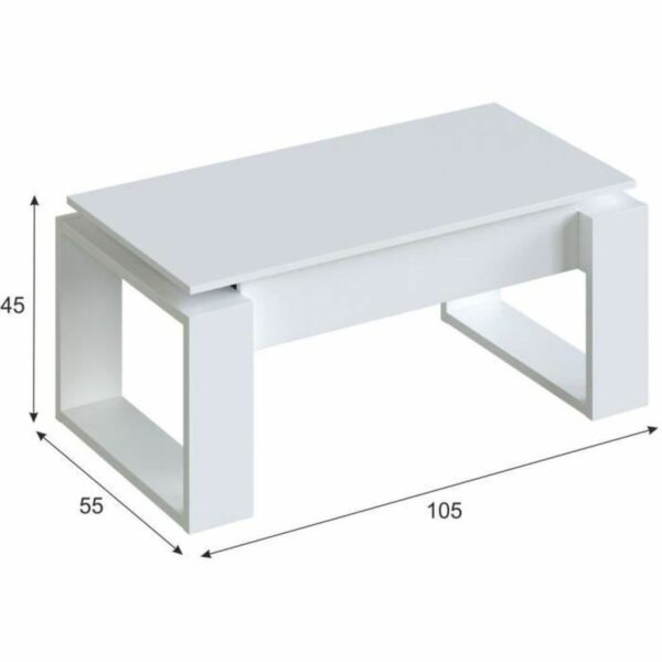 Beistelltisch 45-54 x 105 x 55 cm – Bild 5