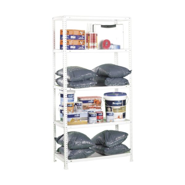 Regal Simon Rack Comfort 5/400 Metall 5 Regale 500 kg (180 x 90 x 40 cm) – Bild 2
