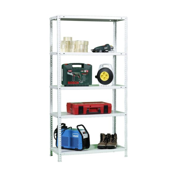 Regal Simon Rack Comfort 5/400 Metall 5 Regale 500 kg (180 x 90 x 40 cm) – Bild 3