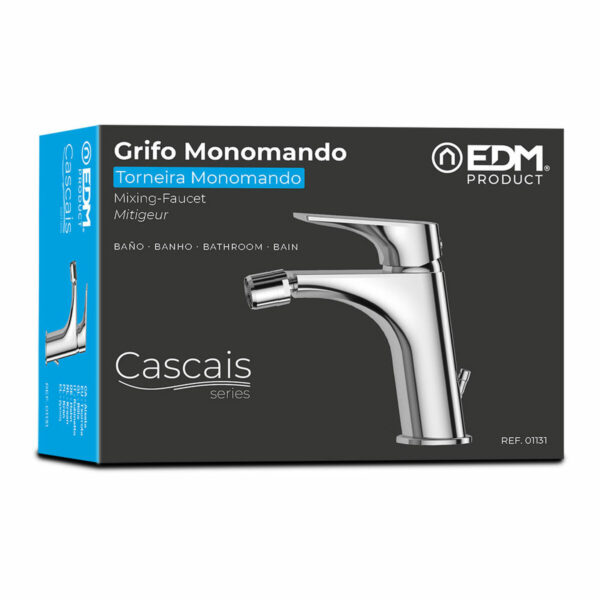 Mischbatterie EDM 01131 Cascais Edelstahl Messing Zink Bidet – Bild 3