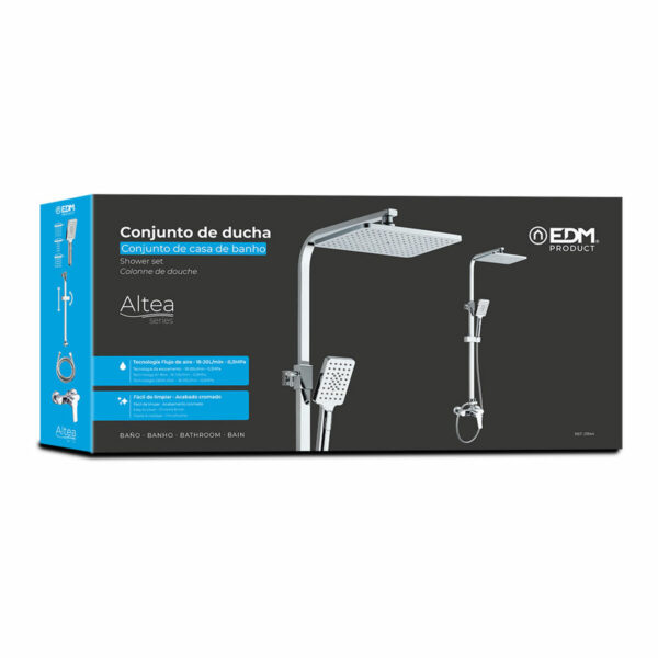 Dusche Säule EDM 01144 Altea ABS Verchromt – Bild 3