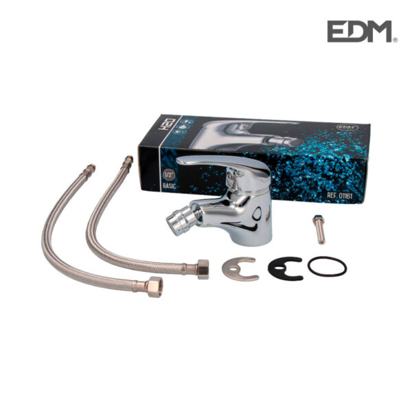Mischbatterie EDM 01161 Edelstahl Messing – Bild 3