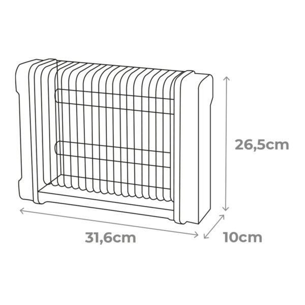 Elektrischer Mückenschutz EDM 06520 Schwarz 6 W RMS x 2 12 W 31,6 x 10 x 26,3 cm – Bild 2