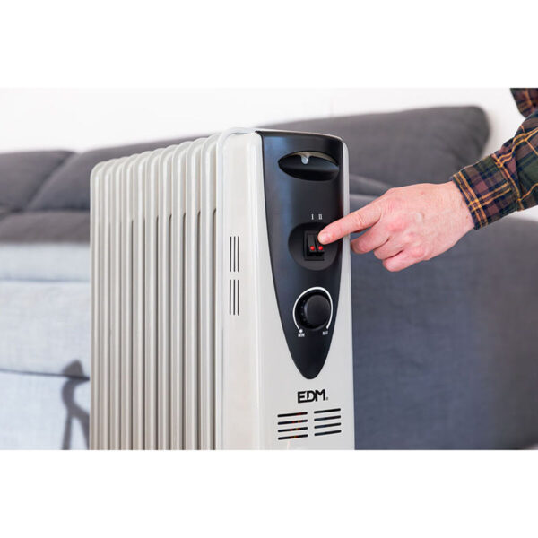 Ölheizung (11 Kammern) EDM 07123 07123 Weiß 2500 W – Bild 5