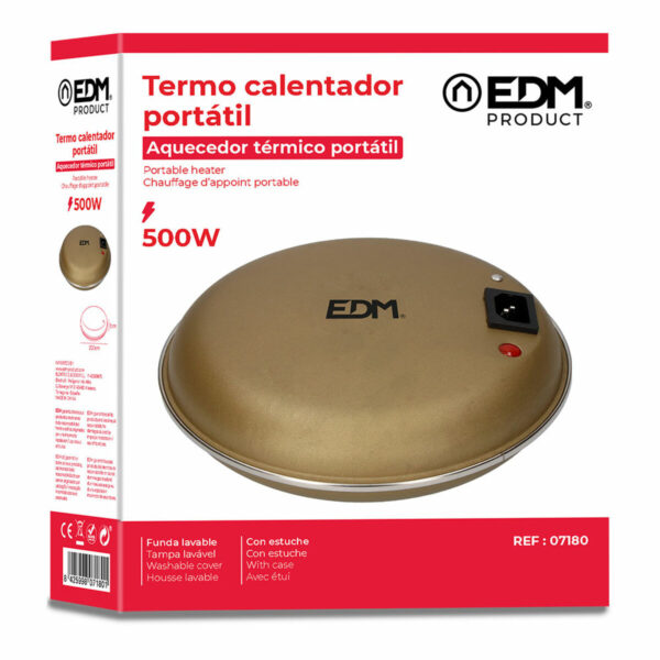 Plug-in Keramikheizkörper EDM 07180 07180 Gold 500 W – Bild 3