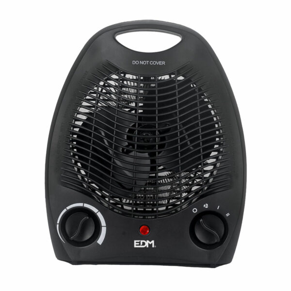 Elektrische Mini-Heizung tragbar EDM 07220 Schwarz 1000 - 2000 W – Bild 2