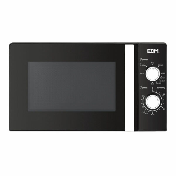 Mikrowelle mit Grill EDM 07413 Black Design Schwarz 1000 W 700 W 20 L – Bild 2