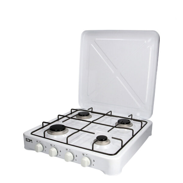 Gasherdplatte EDM 07422 Weiß 1500 W – Bild 2