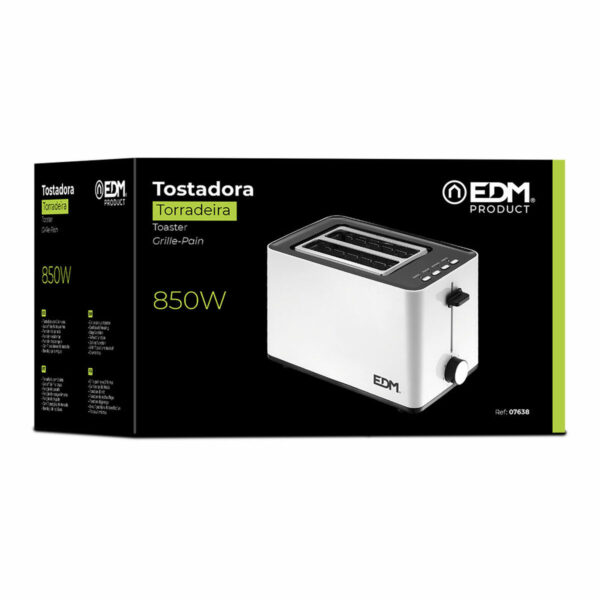 Toaster EDM 07638 White Design 850 W – Bild 2