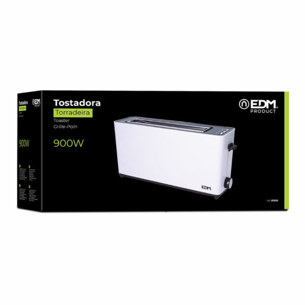 Toaster EDM 07639 White Design 900 W – Bild 2